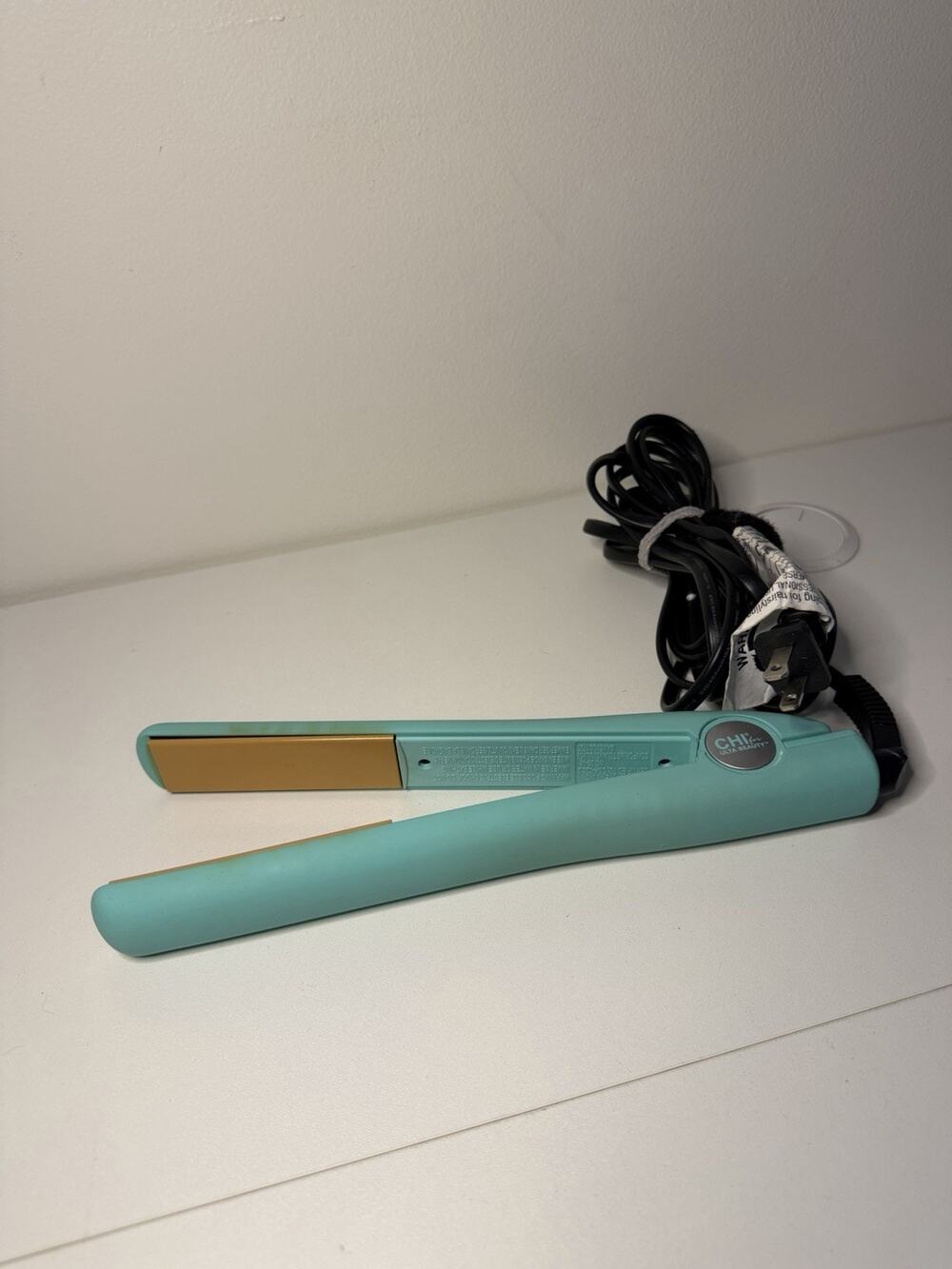 CHI for ULTA BEAUTY Hair Straightener Flat Iron 410F Blue Adjustable Heat Styler